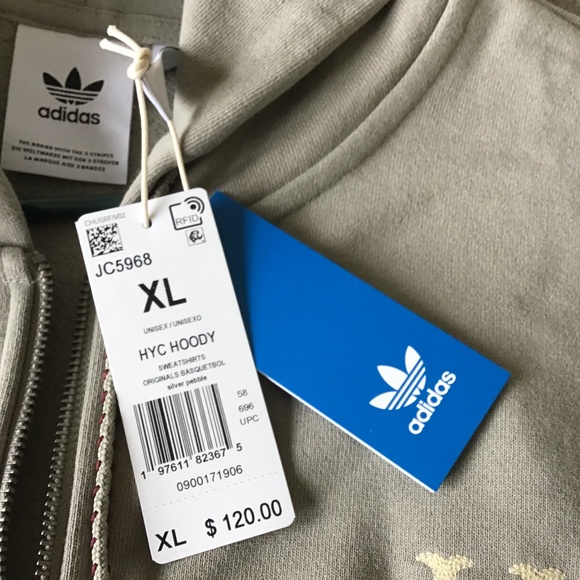 ADIDAS HOOP YORK CITY ZIP HOODIE - Picture 10 of 16